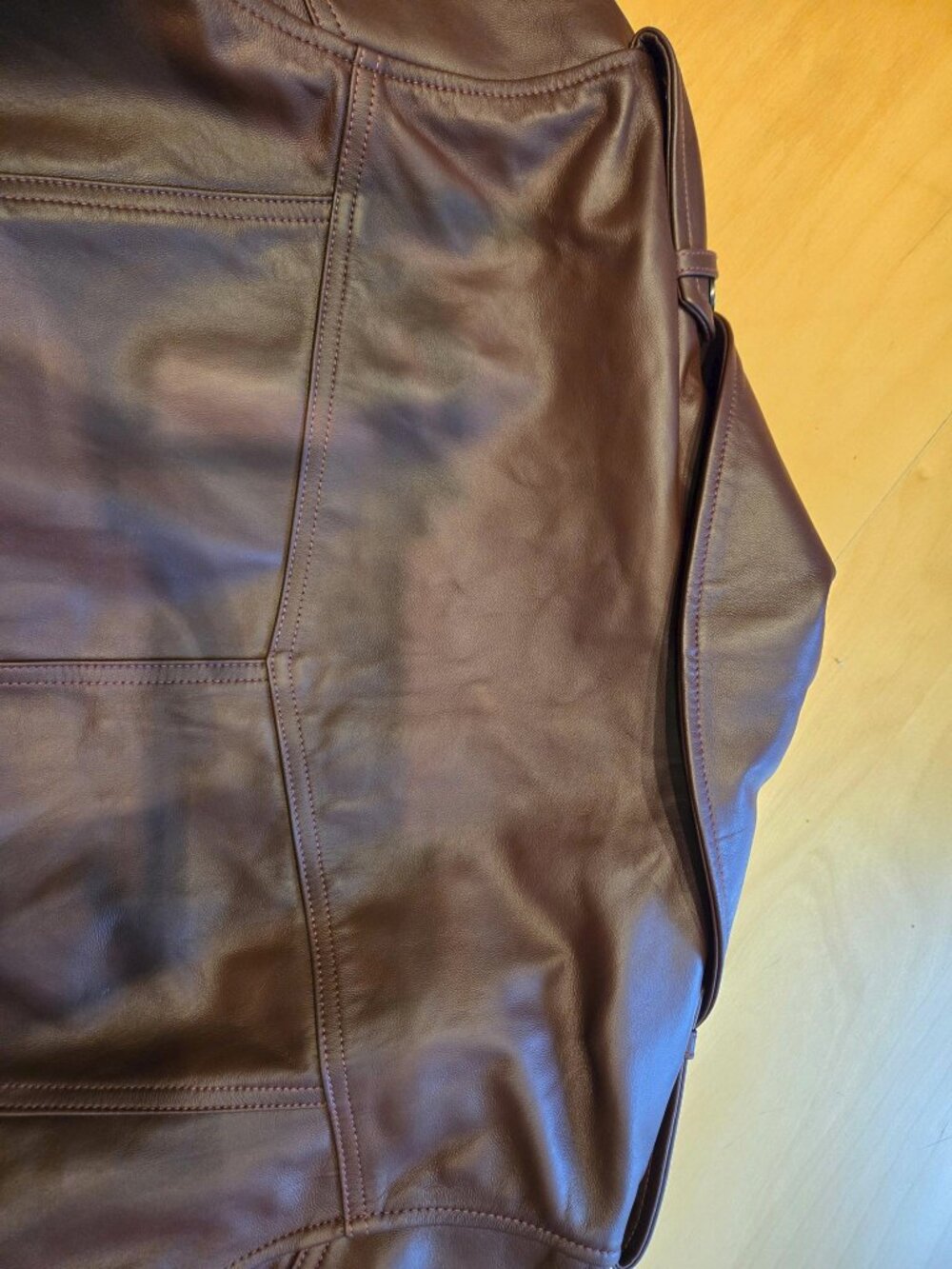 Leeron Leather Moto Jacket - Chili Chocolate - Picture 12 of 13